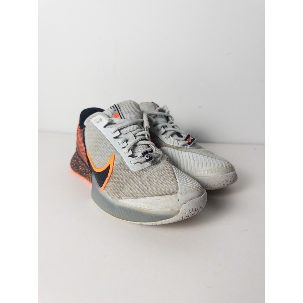 Nike Zoom VCapor Pro‎ 2 HC Orange Gray Tennis Sneakers US 7.5 FQ7719-002